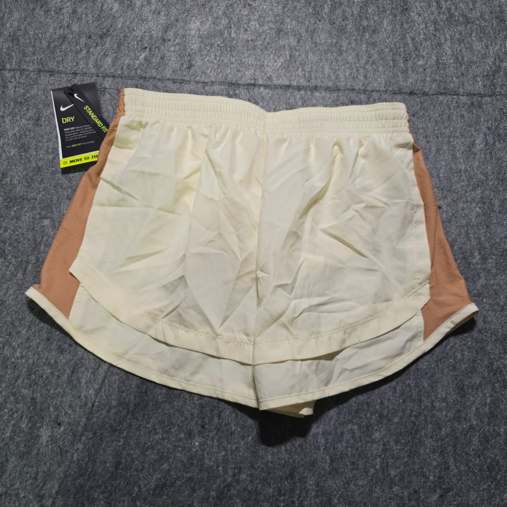 Nike Running Shorts Womens Size M Yellow CZ9626-113 Dri-FIT Mesh Panel Active - Picture 6 of 8